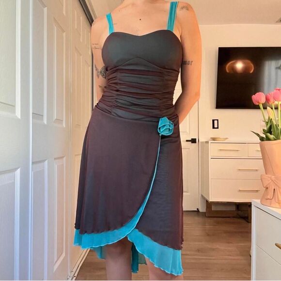 Ruby Rox Vintage-Inspired Ruched Dress – Size Small - Picture 1 of 8